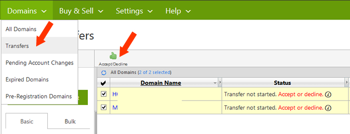GoDaddy域名如何獲取轉取密碼-域名頻道IDC知識庫